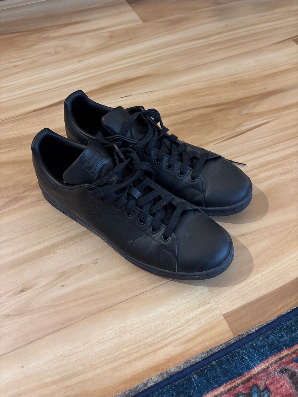 adidas All-Black Stan Smith Low-Top Sneakers